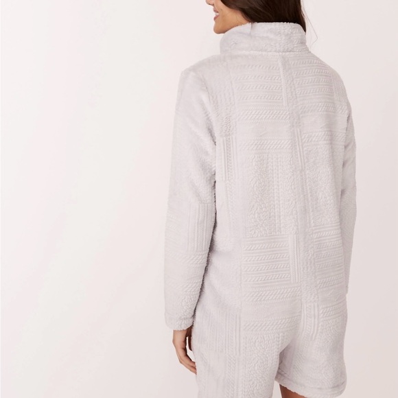 Patchwork Effect Plush Romper - Picture 3 of 8